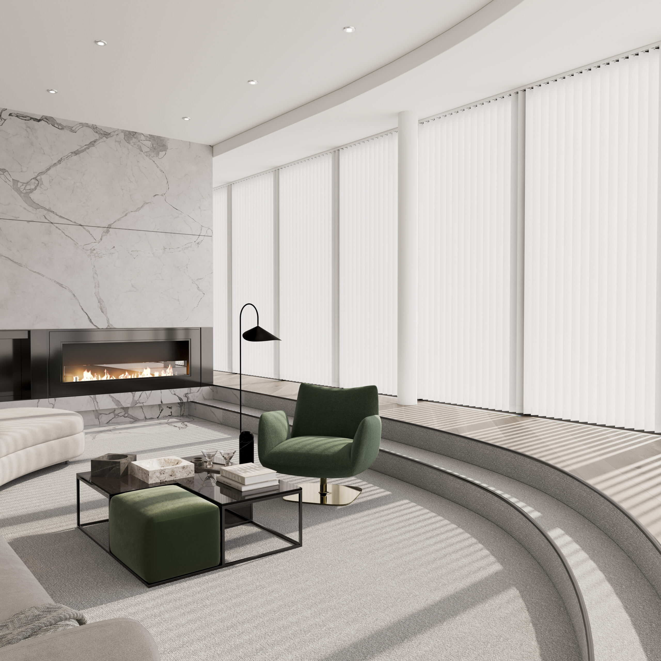 messina whisper Vision blinds installation Rotherham contemporary homes